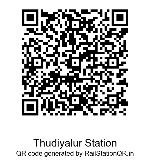 Thudiyalur Station QR Code