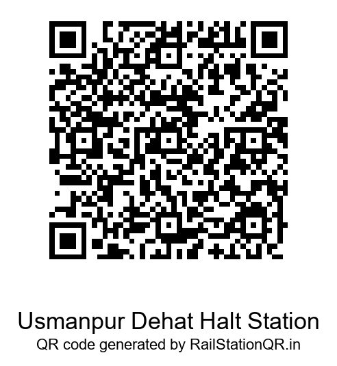 Usmanpur Dehat Halt QR Code