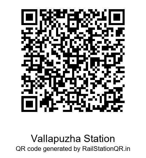 Vallapuzha Station QR Code